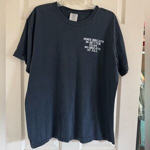 Graphic Tee with White Text